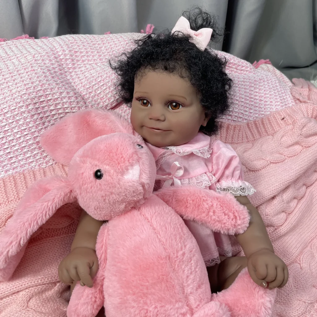 19Inch African American Doll Maddie Dark Skin Girl - Image 5