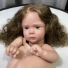 19Inches Unassembled Painted Reborn Doll Jocy With Hair Transplant Handmade High Quality Unfinished Doll Parts With 3 - Reborn Dolls Mall