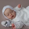 22 Inch Reborn Doll Kit Alexis Sleeping Baby Girl Unpainted DIY Doll Parts Cute Birthday Christmas 1 - Reborn Dolls Mall