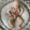 22 Inch Reborn Doll Kit Alexis Sleeping Baby Girl Unpainted DIY Doll Parts Cute Birthday Christmas 4 - Reborn Dolls Mall