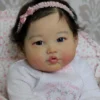 22inch Reborn Doll Kit Lea Unfinished Doll Parts DIY Toy Blank Kit Fresh Color Soft Touch 1 - Reborn Dolls Mall