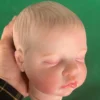 22inch Reborn Doll Kit Ruby Sleeping Baby Already Painted Unfinished Doll Parts with Cloth Body Bebe 1 - Reborn Dolls Mall