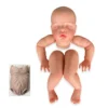 22inch Reborn Doll Kit Ruby Sleeping Baby Already Painted Unfinished Doll Parts with Cloth Body Bebe 4 - Reborn Dolls Mall