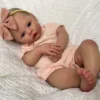 47CM Bebe Reborn Doll Lifelike Soft Touch 3D Skin Hand Painted Multiple Layers Paint High Quality 1 - Reborn Dolls Mall
