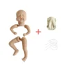 Mini bebe reborn kit Salia 12Inches Reborn Baby Vinyl Doll Kit Unpainted Unassembled Doll Parts DIY 1 - Reborn Dolls Mall